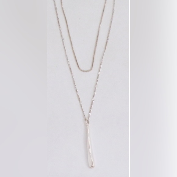 Jenny Bird Silver Tone Multi-Strand Necklace - Picture 2 of 4